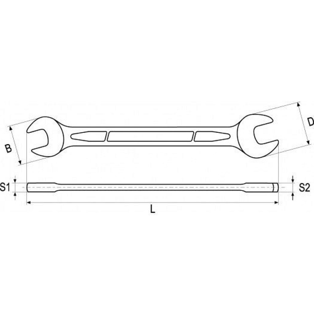 Klíč plochý 10x13 mm - YT-0332