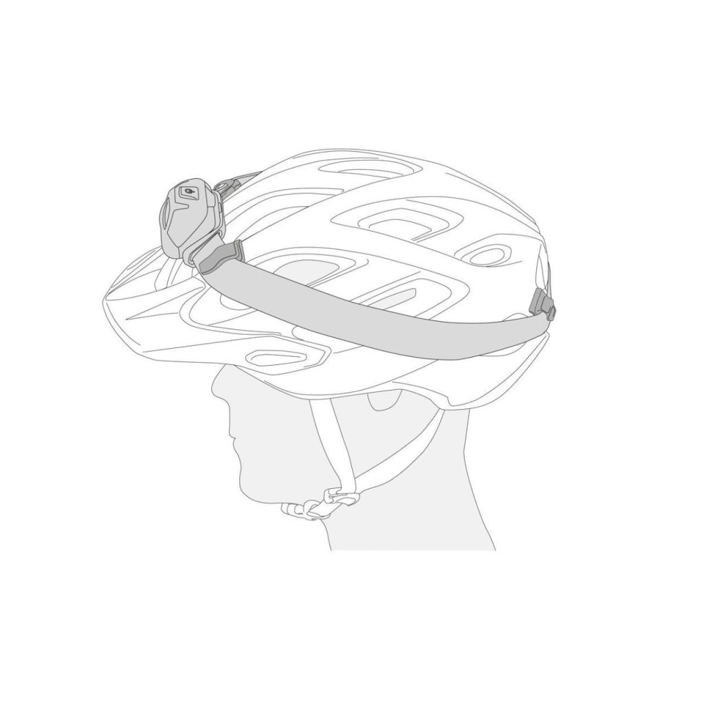 Klipy k přichycení čelovky PETZL na přilbu UNI ADAPT, 4 ks - E000BA00