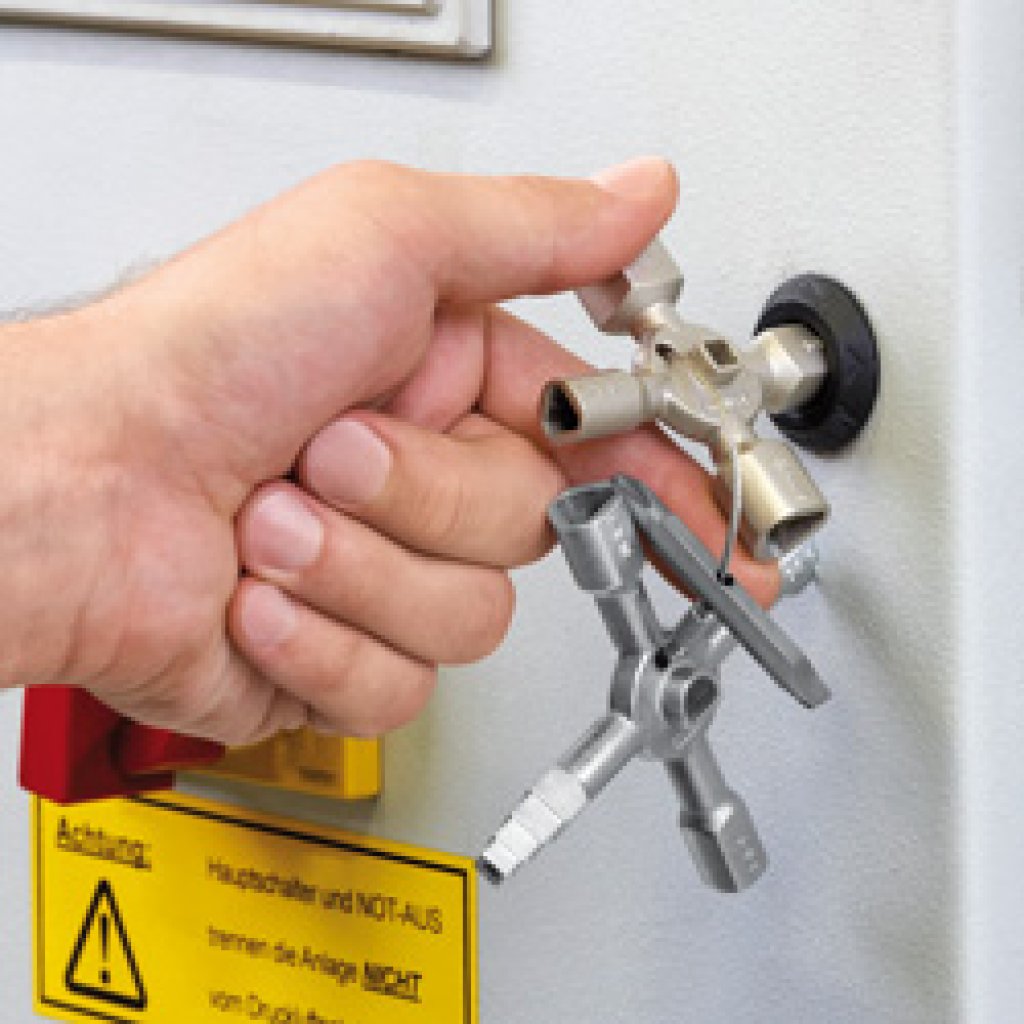 KNIPEX TwinKey ® Klíč pro běžné skříně a systémy zavírání 92 mm - 001101