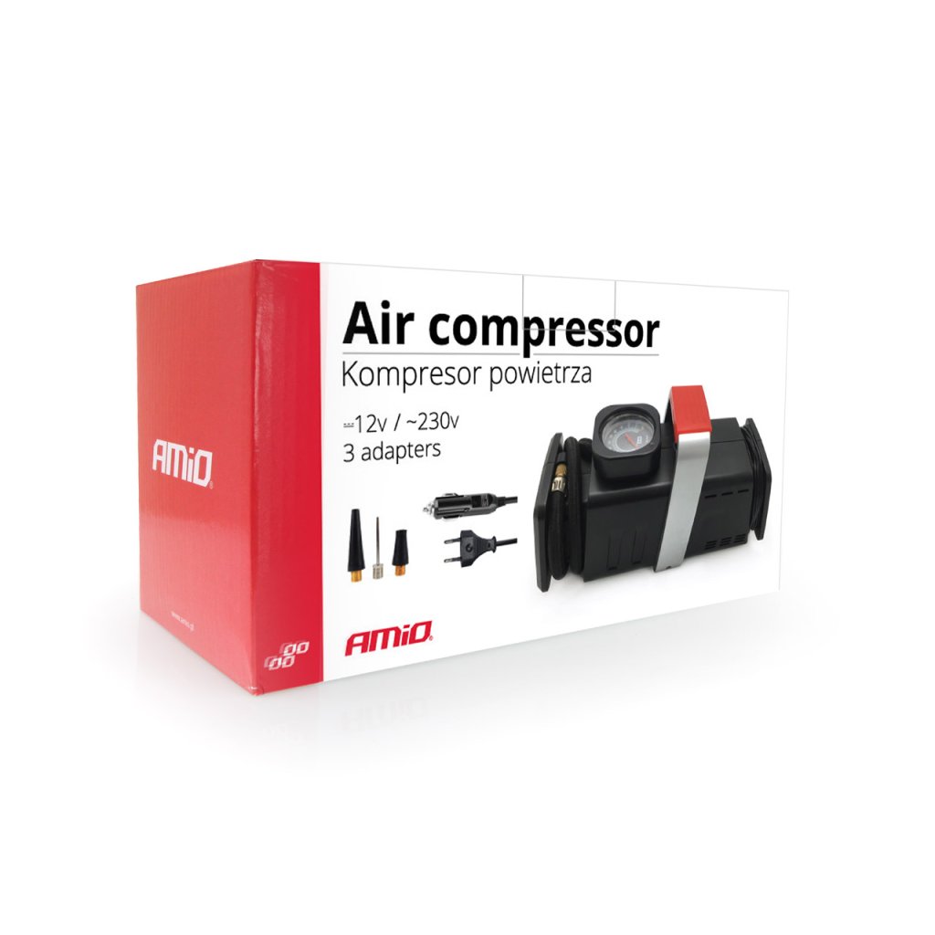 Kompresor Amio 12V/230V, AC/DC, 10 BAR, 01134