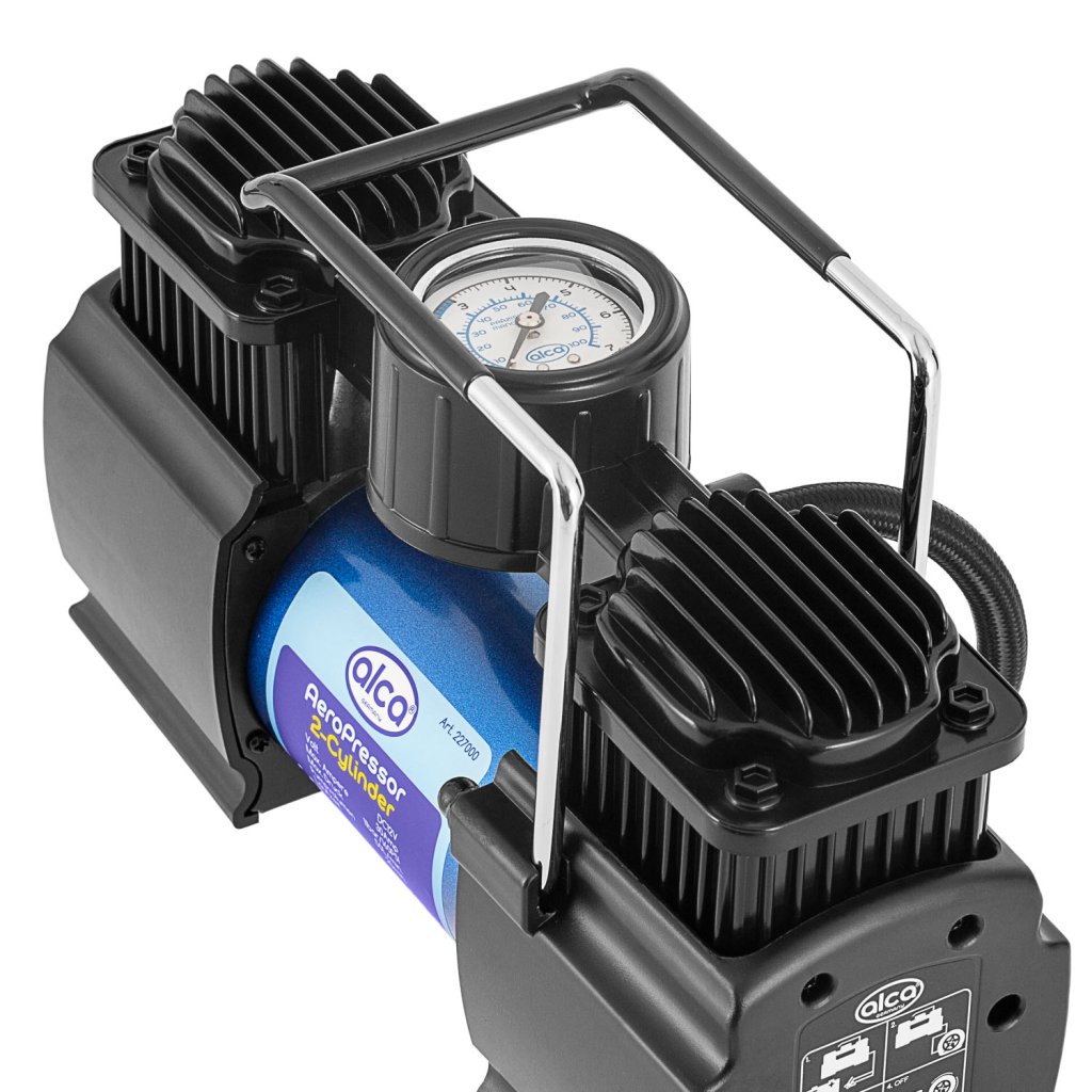 Kompresor dvoupístový 12V vysokoobjemový 11 BAR PROFI ALCA, 227000