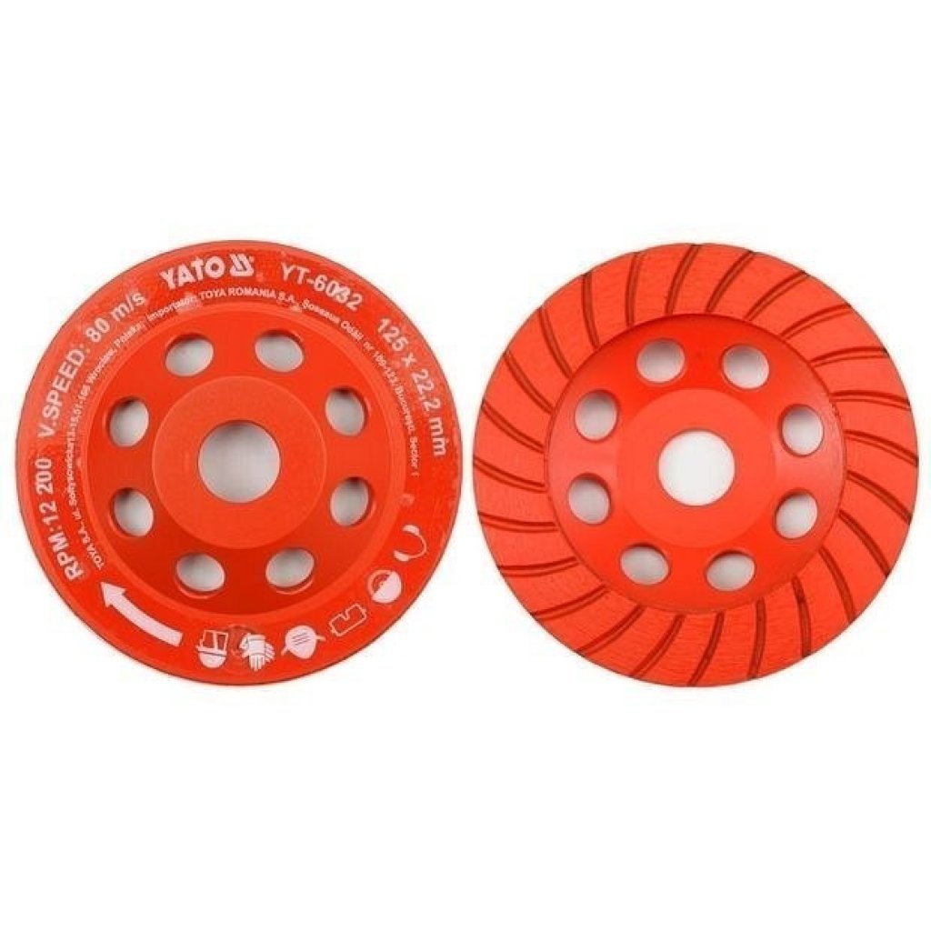 Kotouč diamantový 125 x 22,2 mm brusný