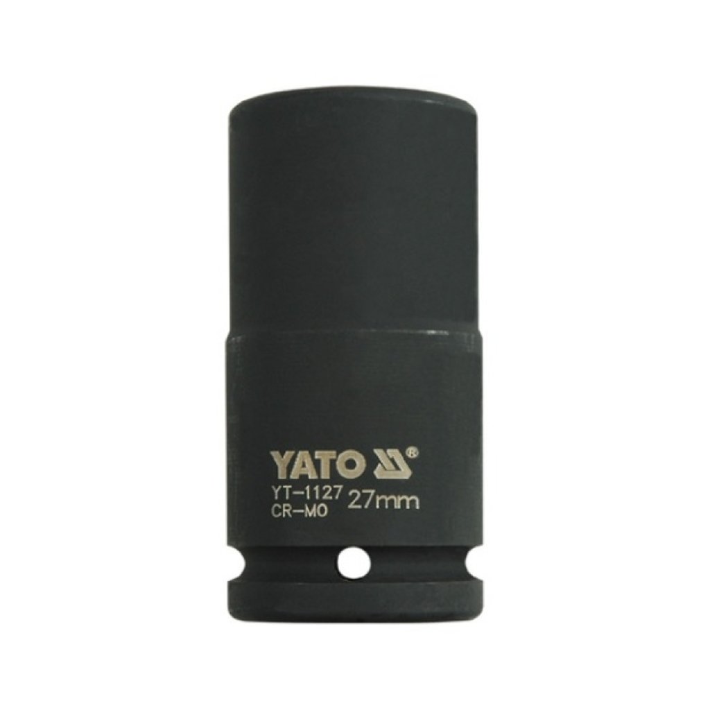Kovaný nástrčný klíč hluboký 3/4" šestihranný 27 mm CrMo YATO - YT-1127