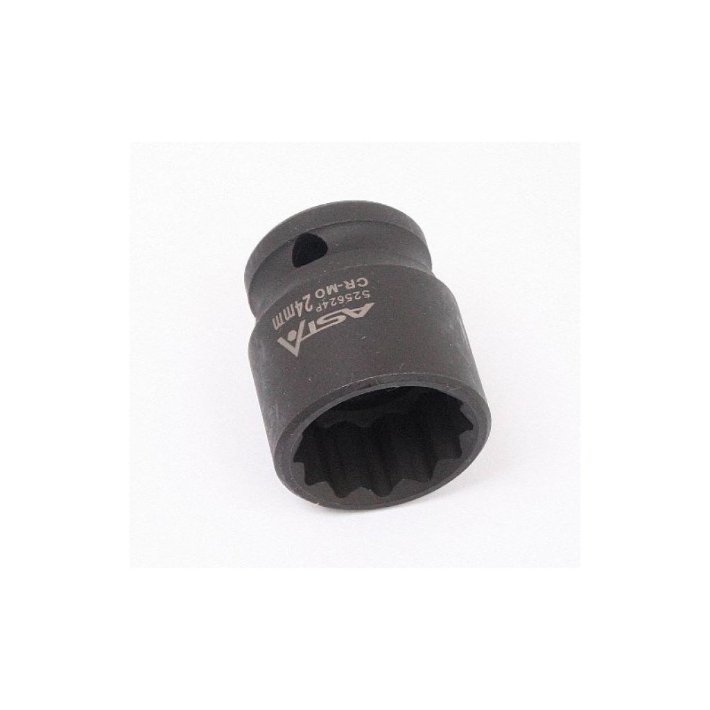Kovaný vnitřní nástrčný klíč 1/2", dvanáctihranný, 24 mm - 525624P