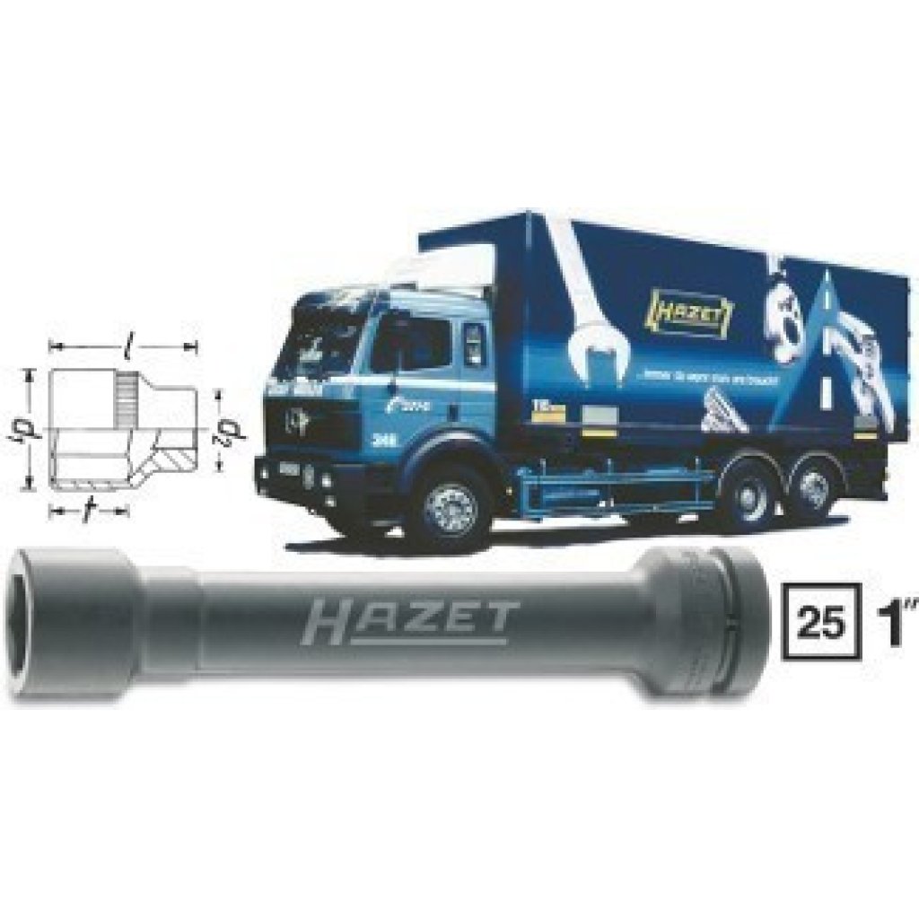 Kovaný vnitřní nástrčný klíč 1" šestihranný 32mm HAZET 1104S-32 - HA002665