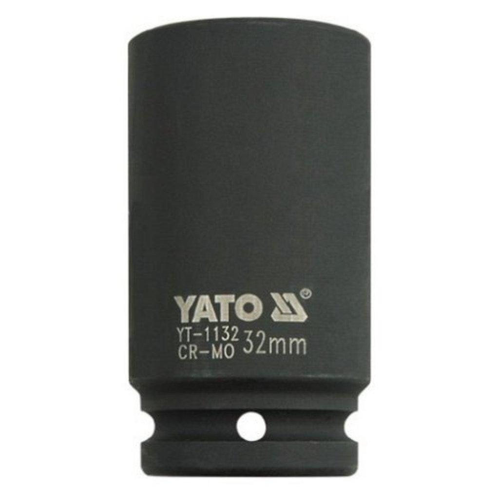 Kovaný vnitřní nástrčný klíč hluboký 3/4" šestihranný 32 mm YATO - YT-1132