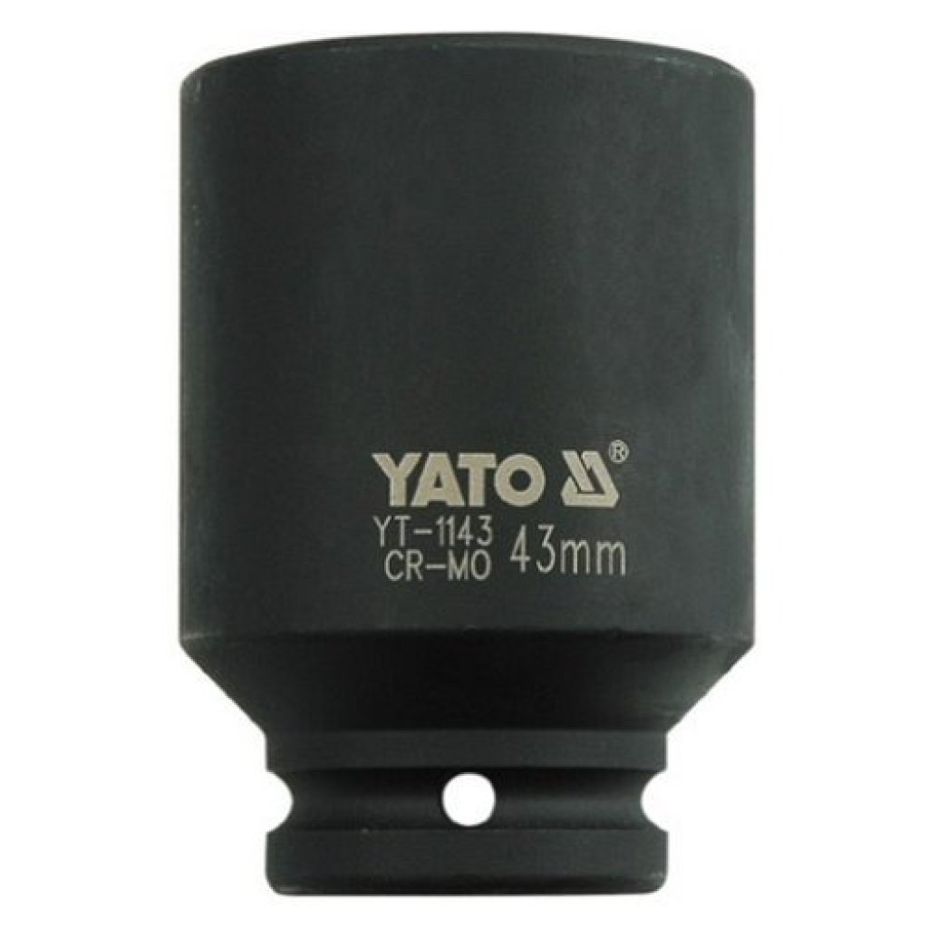 Kovaný vnitřní nástrčný klíč hluboký 3/4" šestihranný 43 mm CrMo YATO - YT-1143