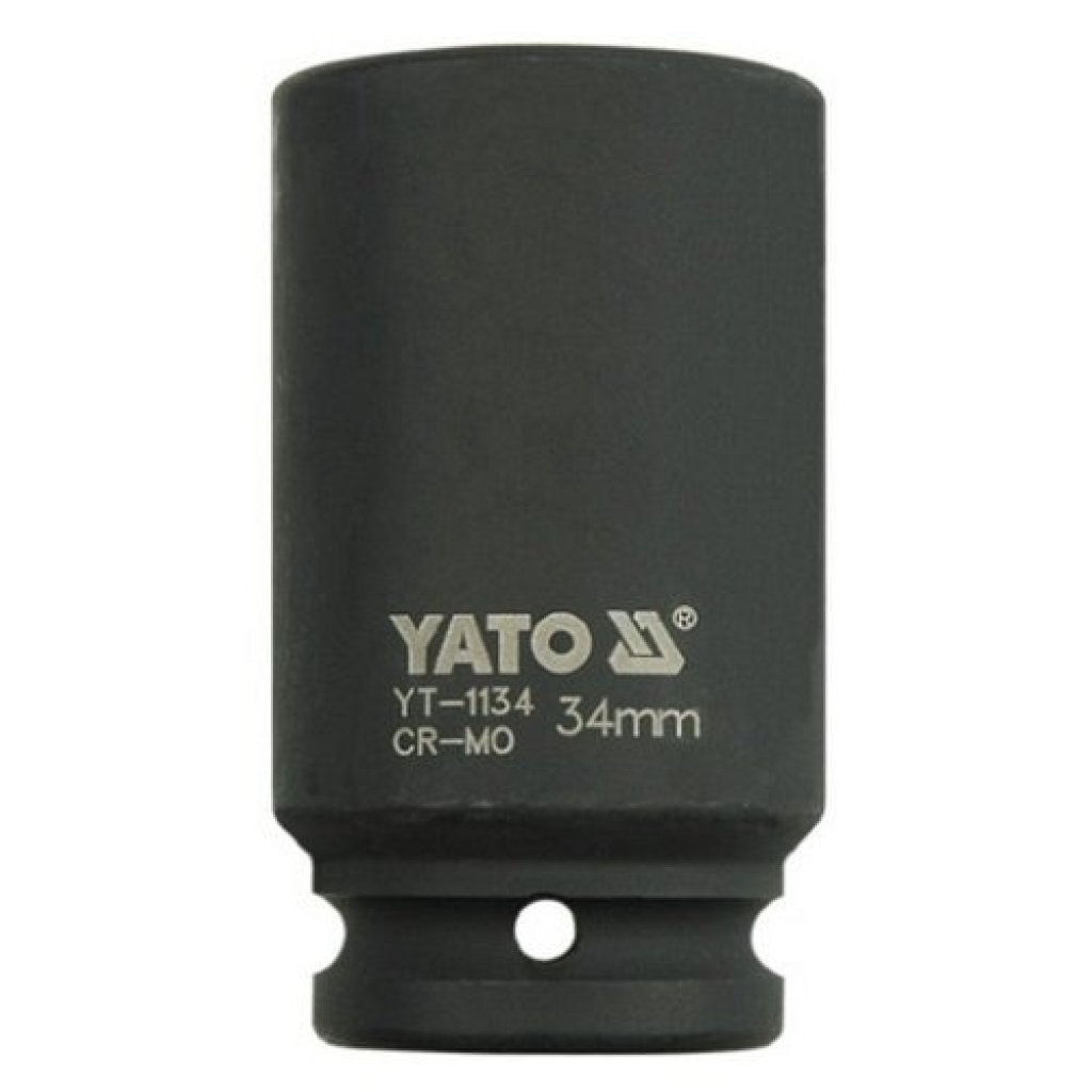 Kovaný vnitřní nástrčný klíč hluboký CrMo 3/4" šestihranný 34 mm YATO - YT-1134