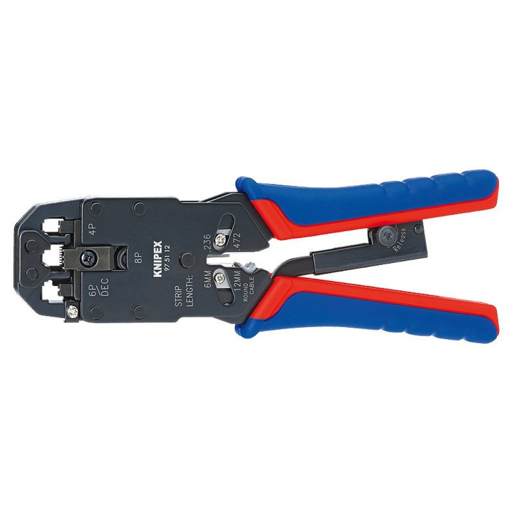 Krimpovací kleště pro konektory Western brunýrované 200 mm - 975112