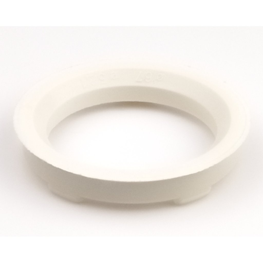 Kroužek vymezovací 67,0 / 52,1 (FZ70), plast, bílá, přesah kužele 3mm