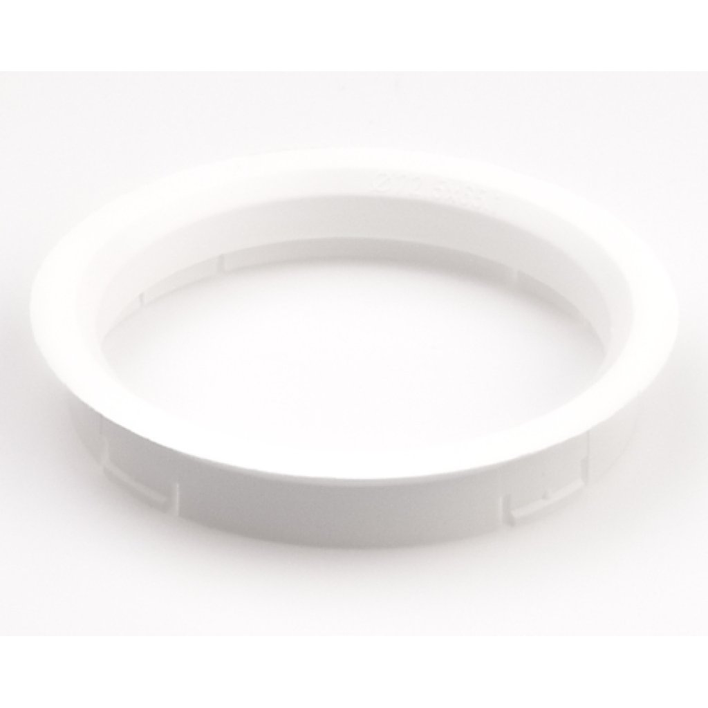 Kroužek vymezovací 72,5 / 65,1 (R18), plast, bílá, přesah kužele 6mm