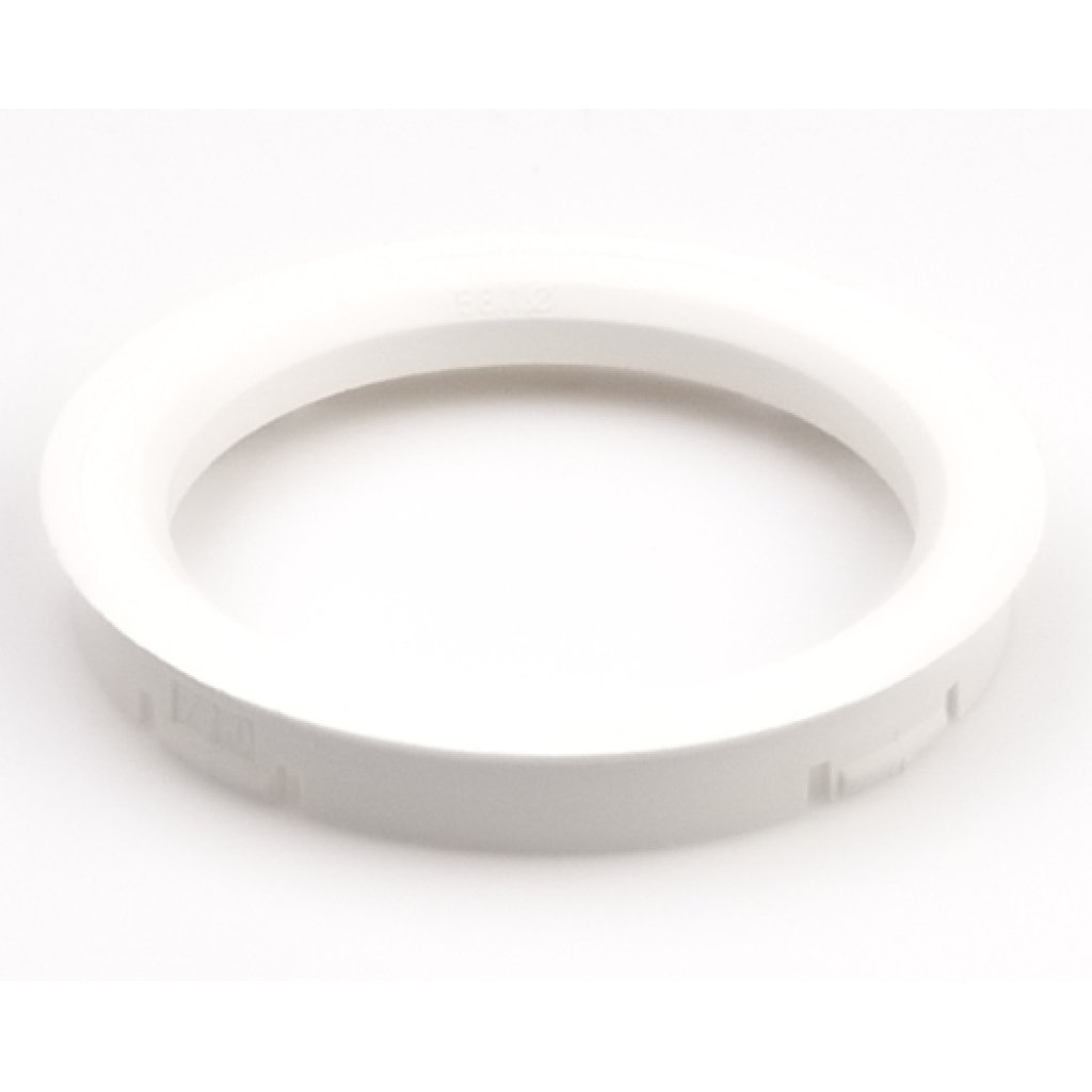 Kroužek vymezovací 73,0 / 58,1 (FZ45),plast, bílá, přesah kužele 4mm