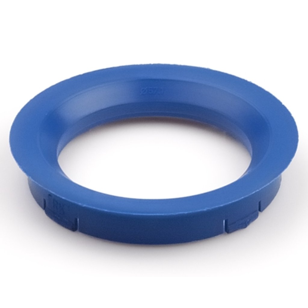 Kroužek vymezovací 74,1 / 57,1 (FZ15), plast, modrá, přesah kužele 5mm