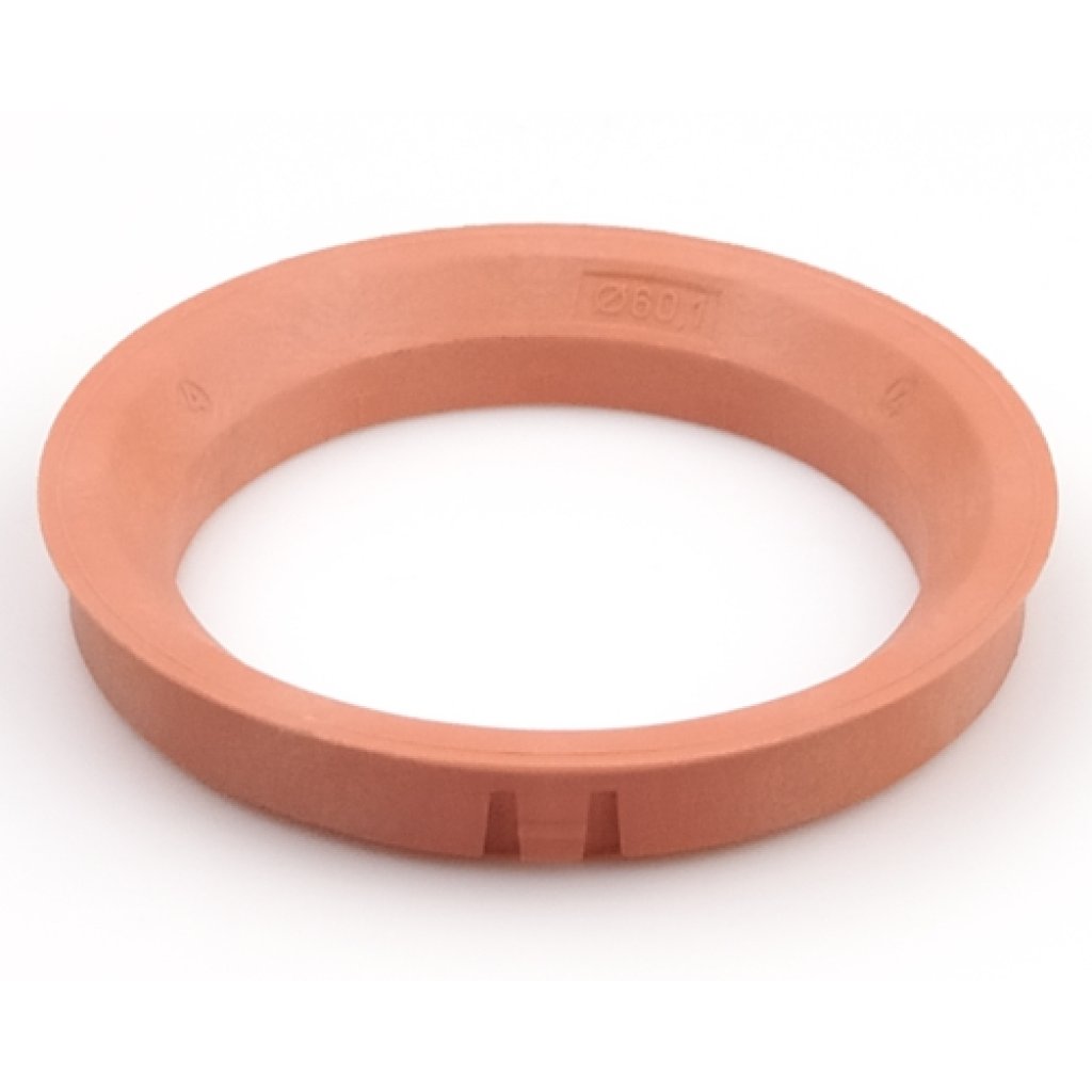 Kroužek vymezovací 76,0 / 60,1 (104.0200.064), plast, lososová, přesah kužele 4mm