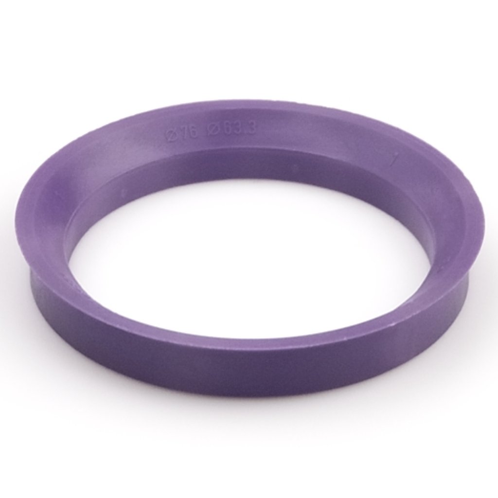 Kroužek vymezovací 76,0 / 63,3 (104.0200.062), plast, fialová, přesah kužele 4mm