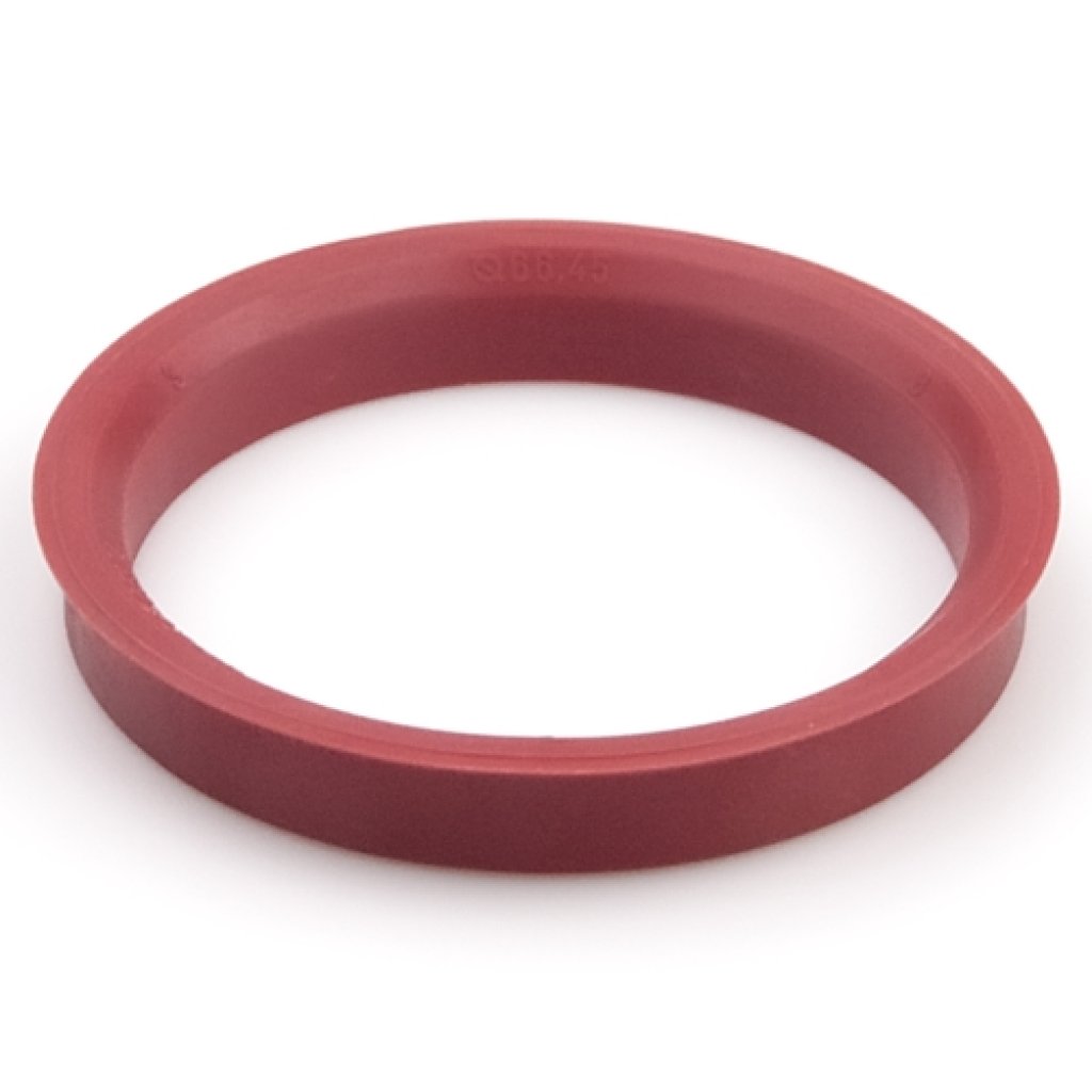 Kroužek vymezovací 76,0 / 66,45 (104.0200.065), plast, červená, přesah kužele 4mm