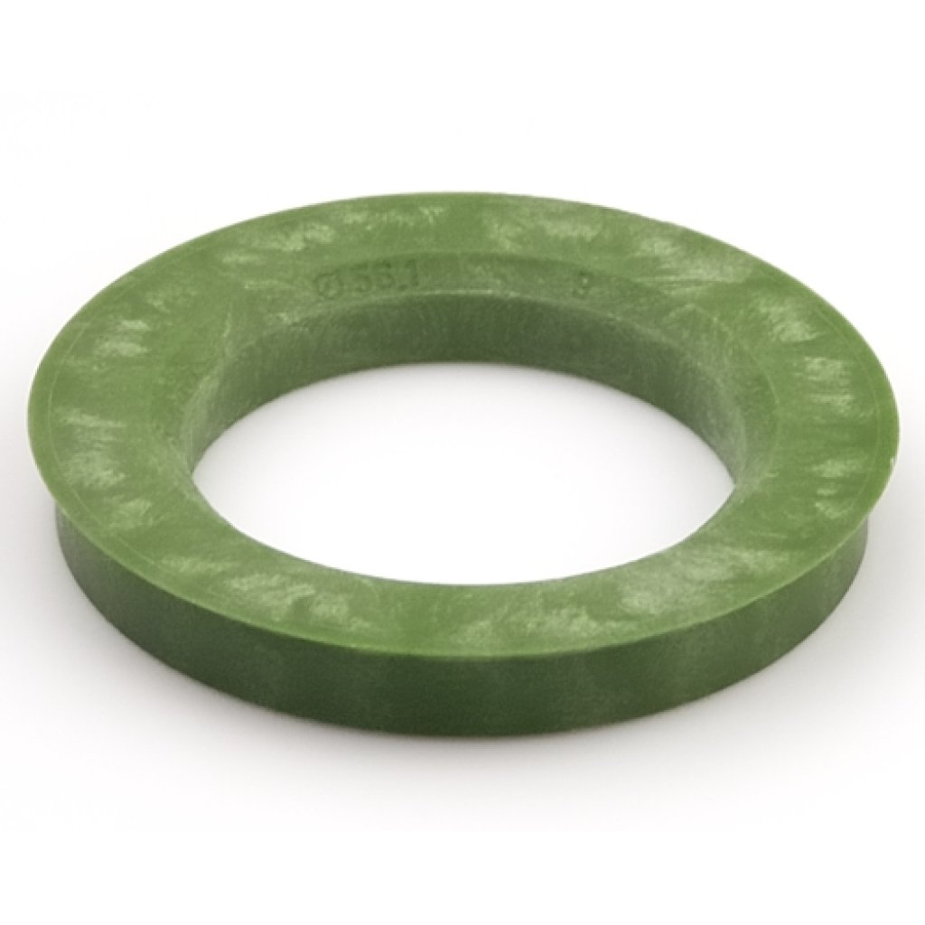 Kroužek vymezovací 82,0 / 56,1 (600.6160.010) plast, zelená, přesah kužele 4mm