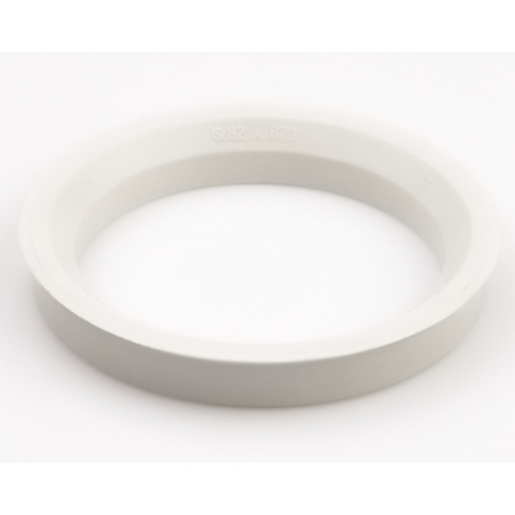 Kroužek vymezovací 82,0 / 67,1 (104.0200.082), plast, bílá, přesah kužele 4mm