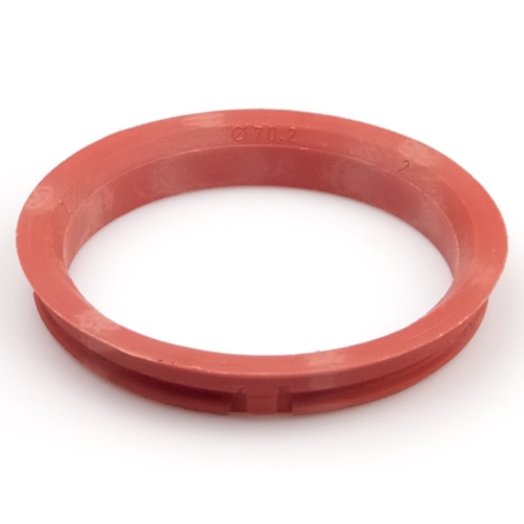 Kroužek vymezovací 82,0 / 70,2 (600.6160.005), plast, červená, přesah kužele 4mm