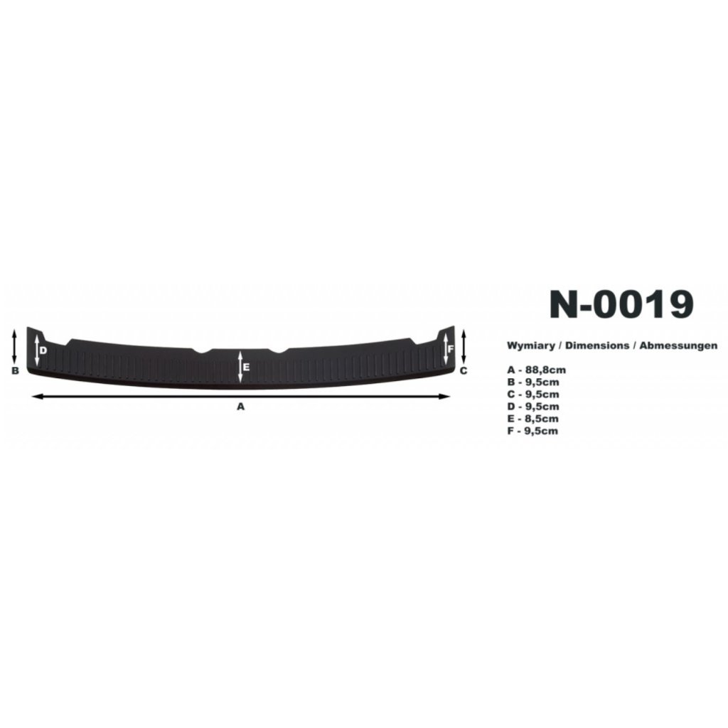 Kryt nákladové hrany Hyundai i10 2013- | Rider