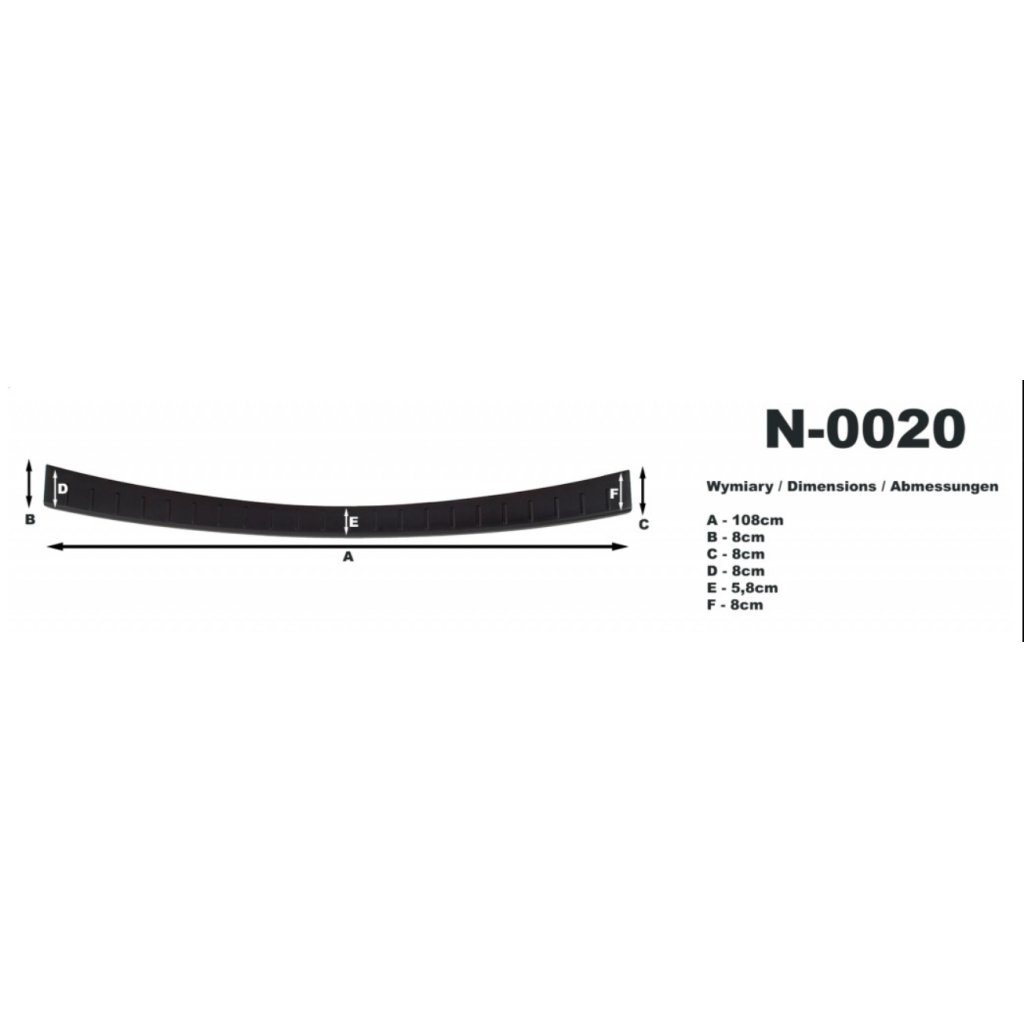 Kryt nákladové hrany Mitsubishi ASX 2010- | Rider