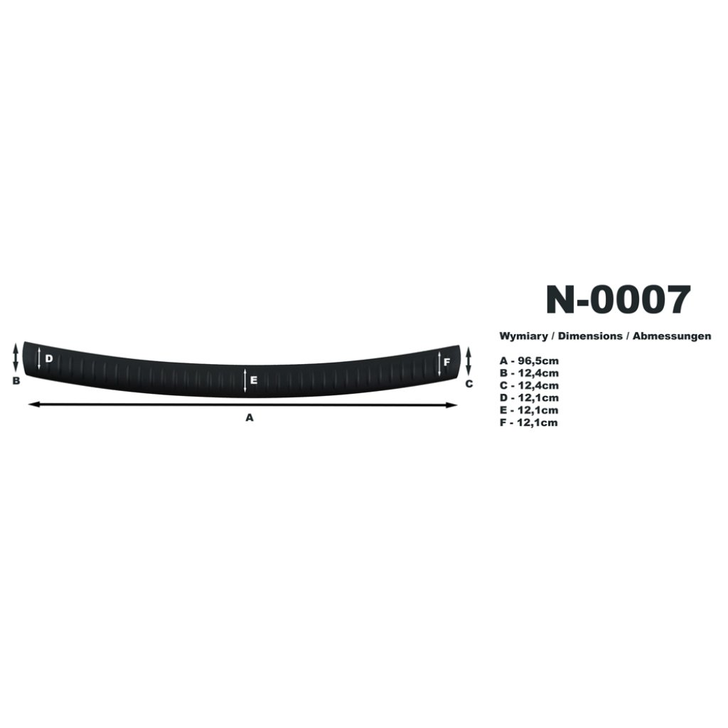 Kryt nákladové hrany Volkswagen Touran 2003-2006 | Rider
