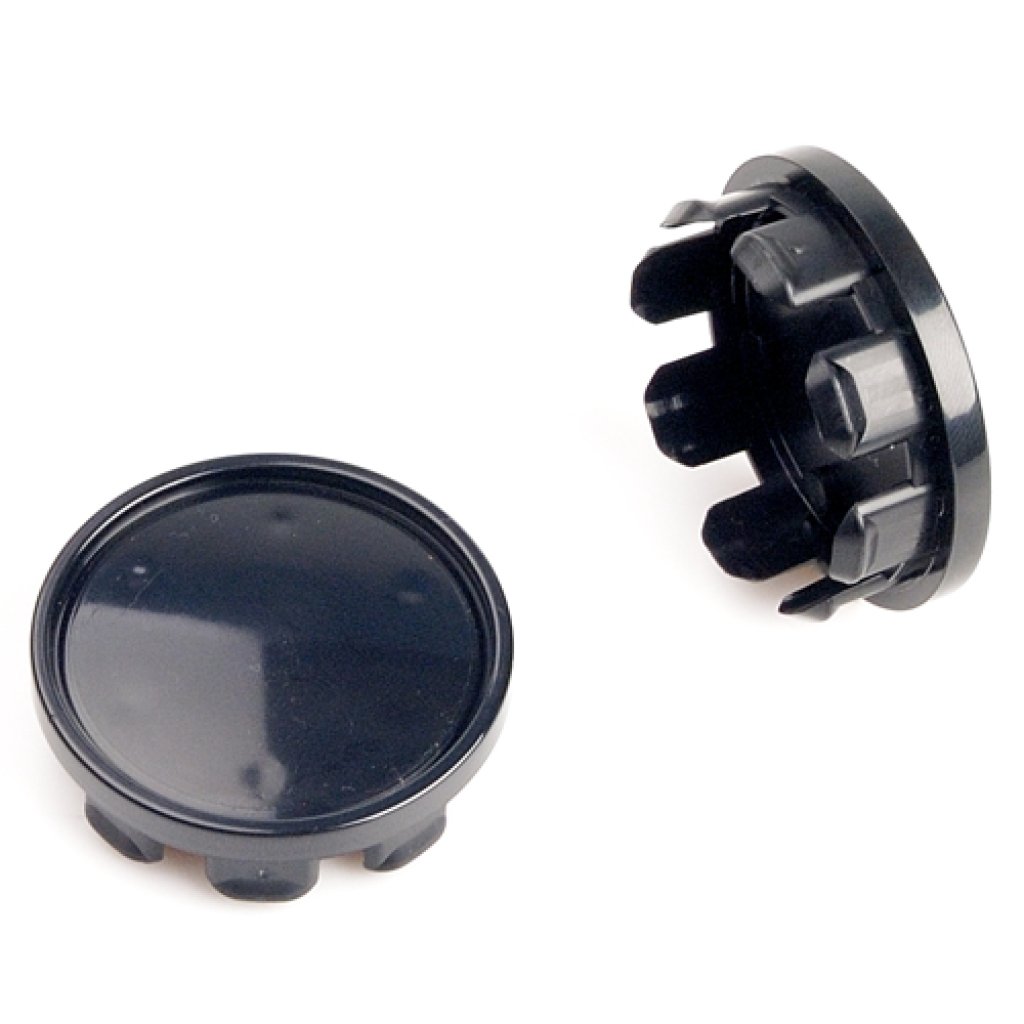 krytka průměr 42/48mm(vnitřní,vnější) (CS48-FIAT) plast černá, bez loga, úchyt 6mm