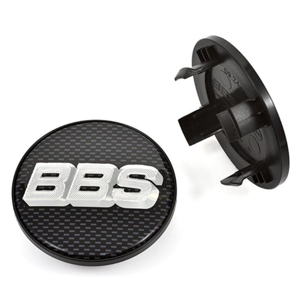 Krytka průměr 48/64,5mm(vnitřní,vnější) BBS carbon/chrom logo (09.24.704) úchyt 7mm