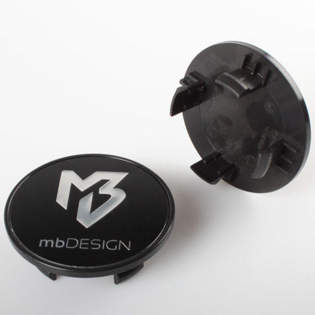 krytka průměr 48/65mm(vnitřní,vnější) mbDESIGN (NK-MB65-B1) černá matná, úchyt 7mm