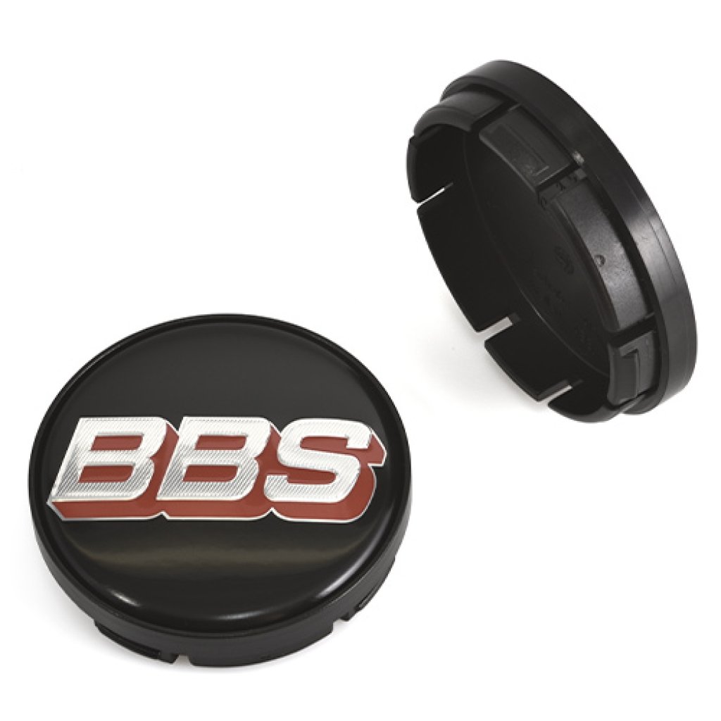 Krytka průměr 52/56mm(vnitřní,vnější) BBS černé lesk/červené logo (10025114) úchyt 3mm
