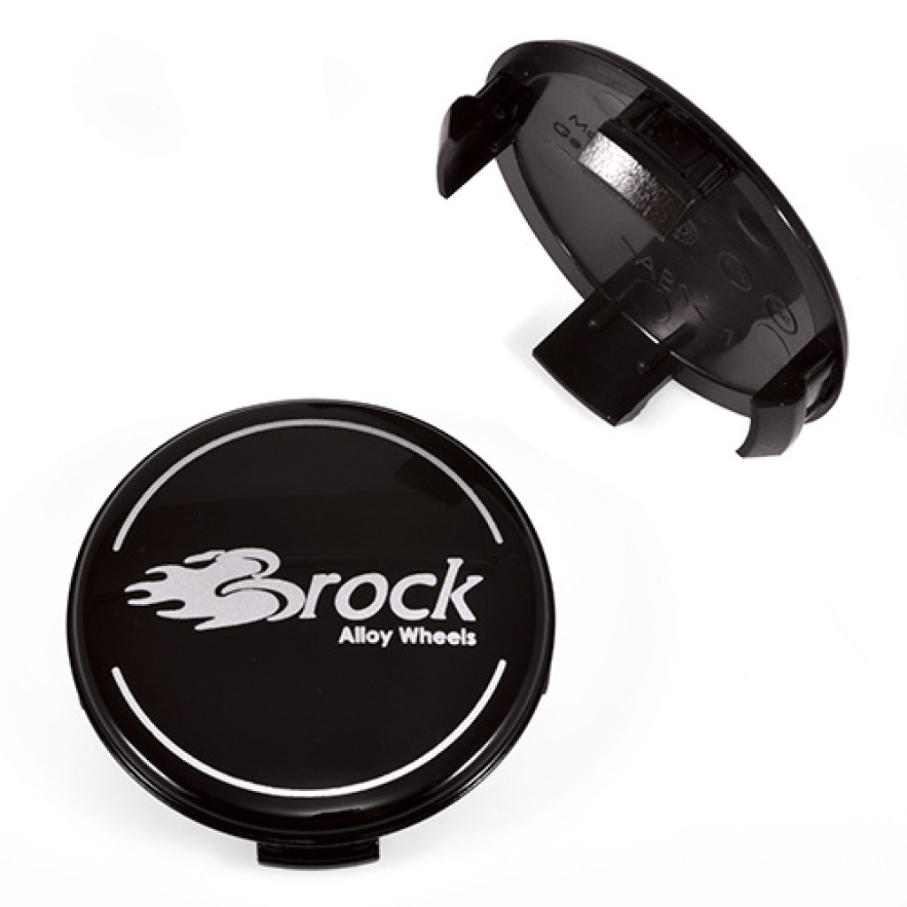Krytka průměr 53,5/56,5mm(vnitřní,vnější) Brock, plast černá (M57) úchyt 5mm