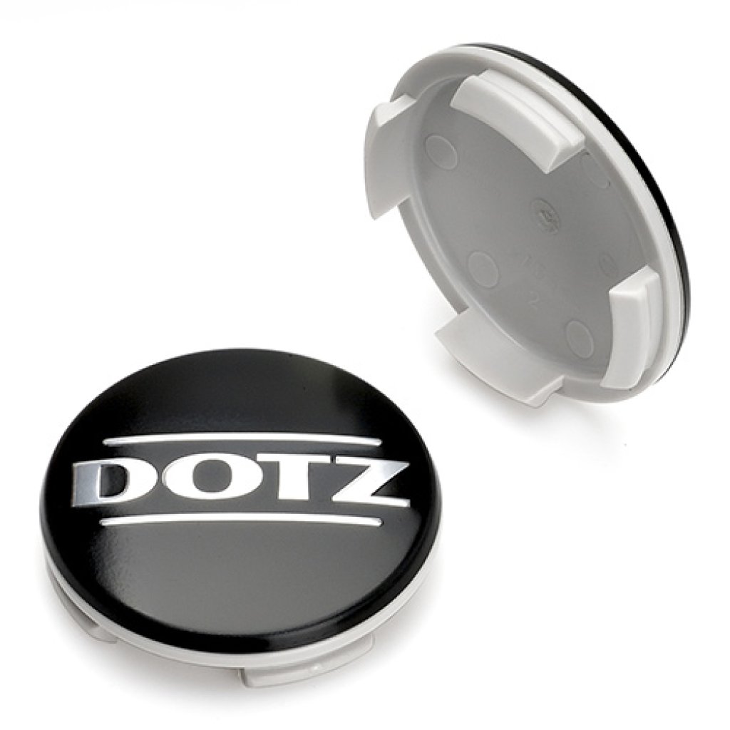 krytka průměr 56/60mm(vnitřní,vnější) plast, logo Dotz černé matné (ZO7040K), úchyt 2mm