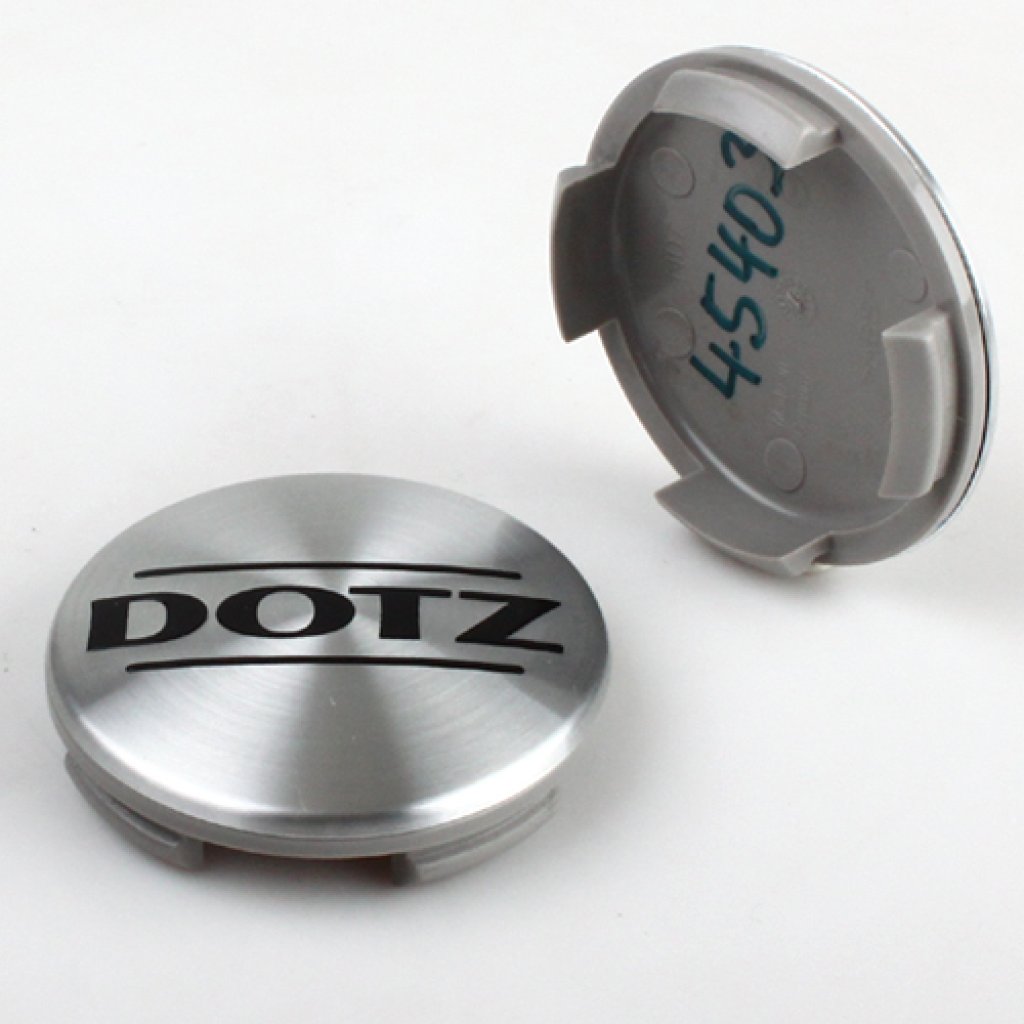 krytka průměr 56/60mm(vnitřní,vnější) plast, s kov. logo Dotz stříbrné (ZO7040), úchyt 2mm