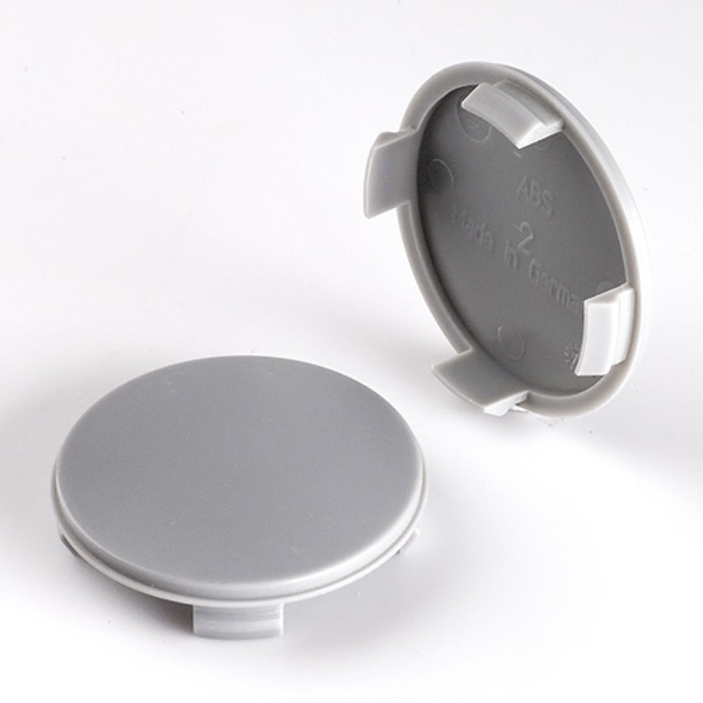 krytka průměr 56/60mm(vnitřní,vnější) šedá bez loga Alutec, ATS, Rial, Anzio (N40G)