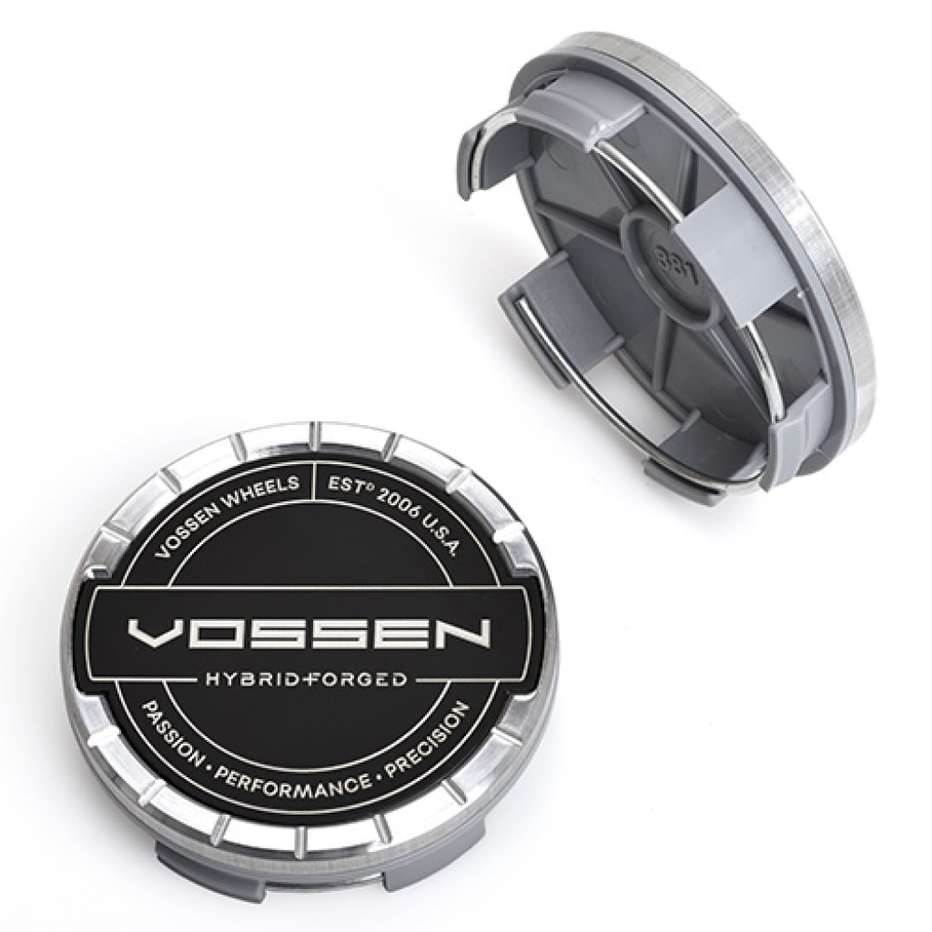 krytka průměr 59/64mm (vnitřní,vnější) Vossen Billet sport, černá čirý okraj, úchyt 5mm