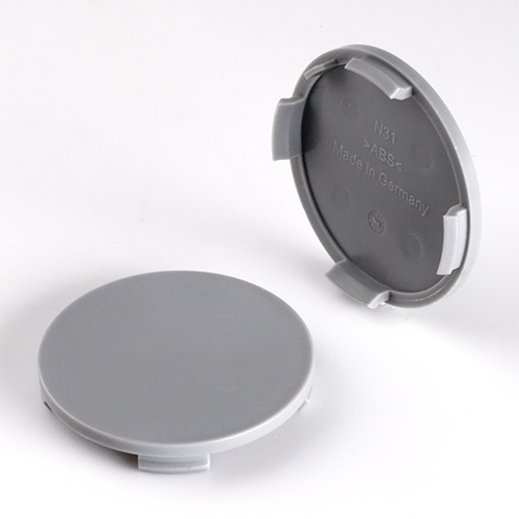 Krytka průměr 61/64mm(vnitřní,vnější) šedá bez loga Alutec, ATS, Anzio, Rial (N31G)