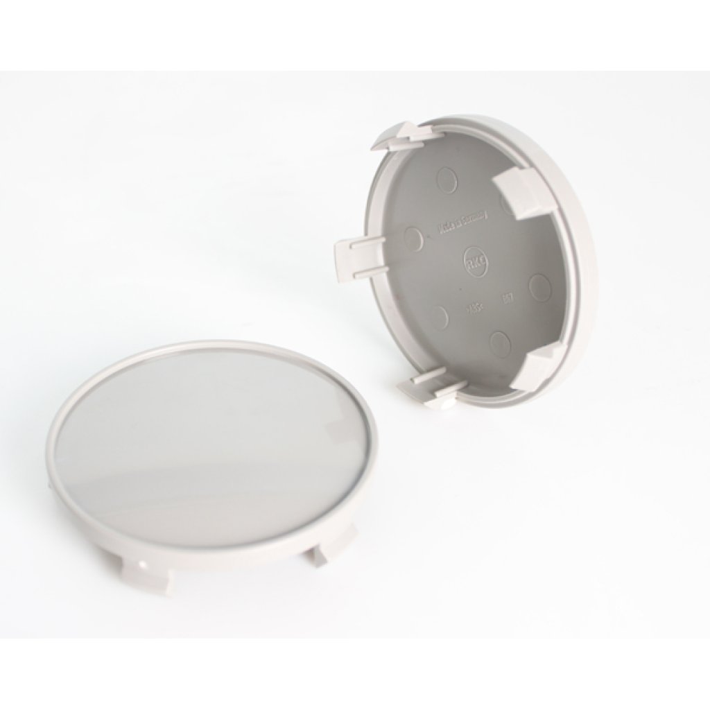 krytka průměr 65/68mm(vnitřní,vnější)(B67G) BMW plast šedá na original kola, úchyt 4mm
