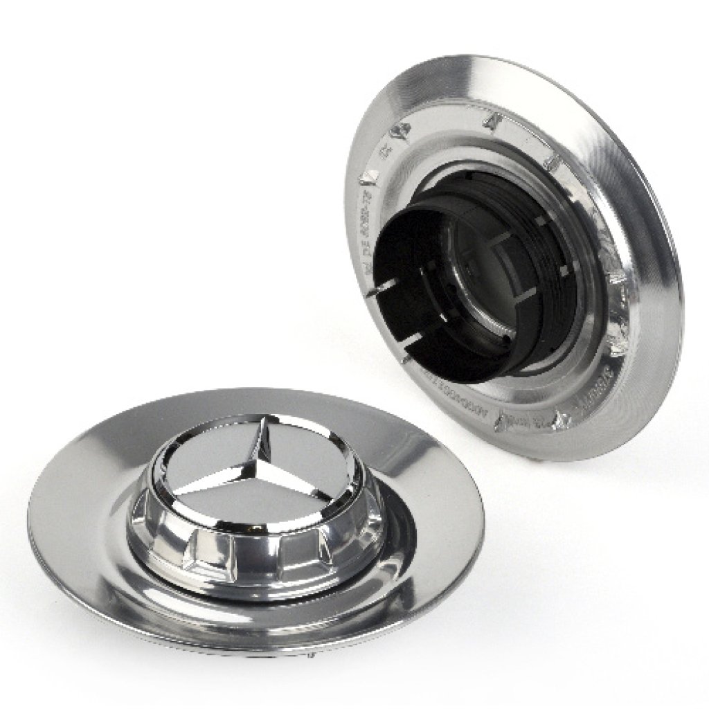 Krytka průměr 67/145mm(vnitřní,vnější) Mercedes original (A00040011007756) chromová