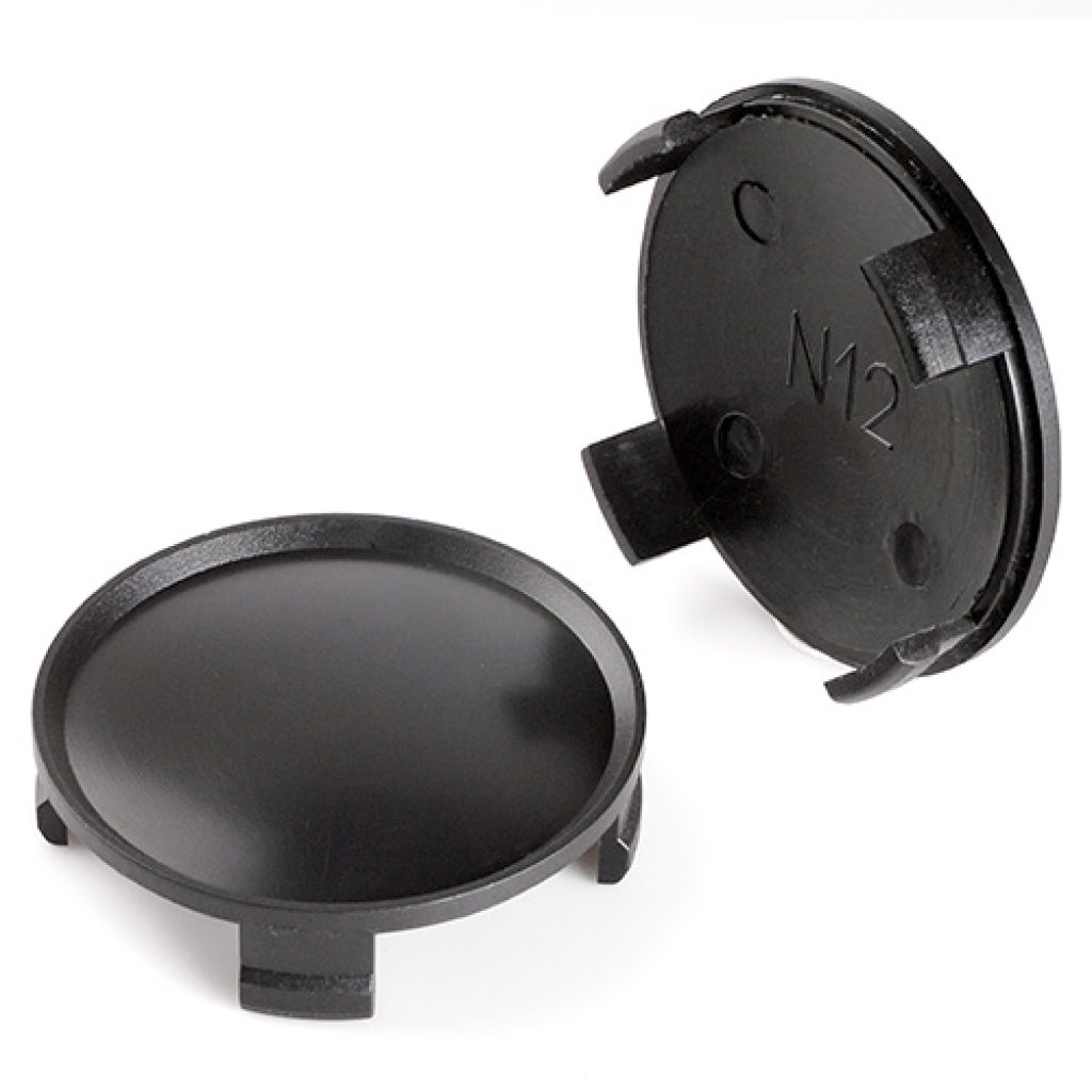 Krytka průměr 69/75mm(vnitřní,vnější) plast černá bez loga Mercedes (N12S), úchyt 6mm