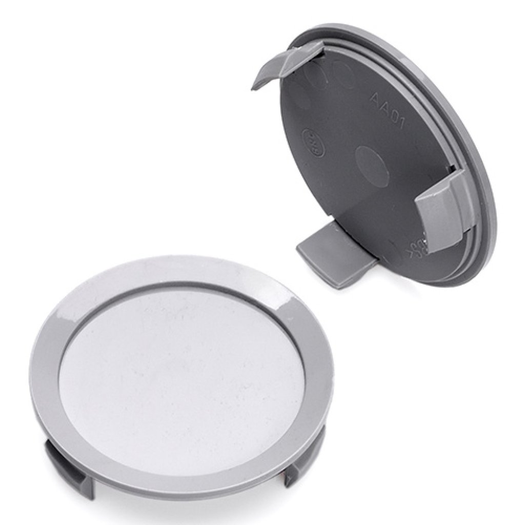 Krytka průměr 69/75mm(vnitřní,vnější) plast šedá bez loga Mercedes (AA01L), úchyt 6mm