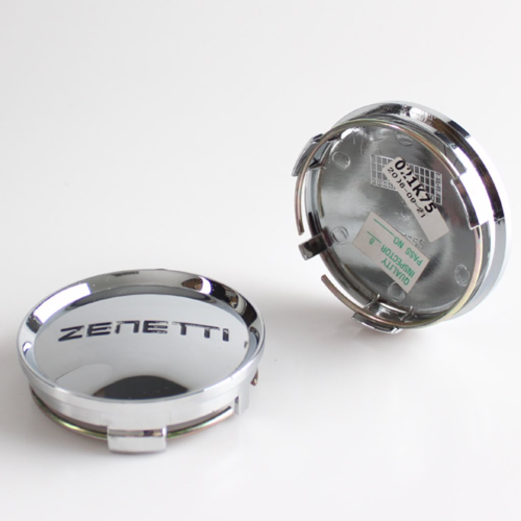 krytka průměr 69/75mm(vnitřní,vnější) ZENETTI, chromované, úchyt 6mm