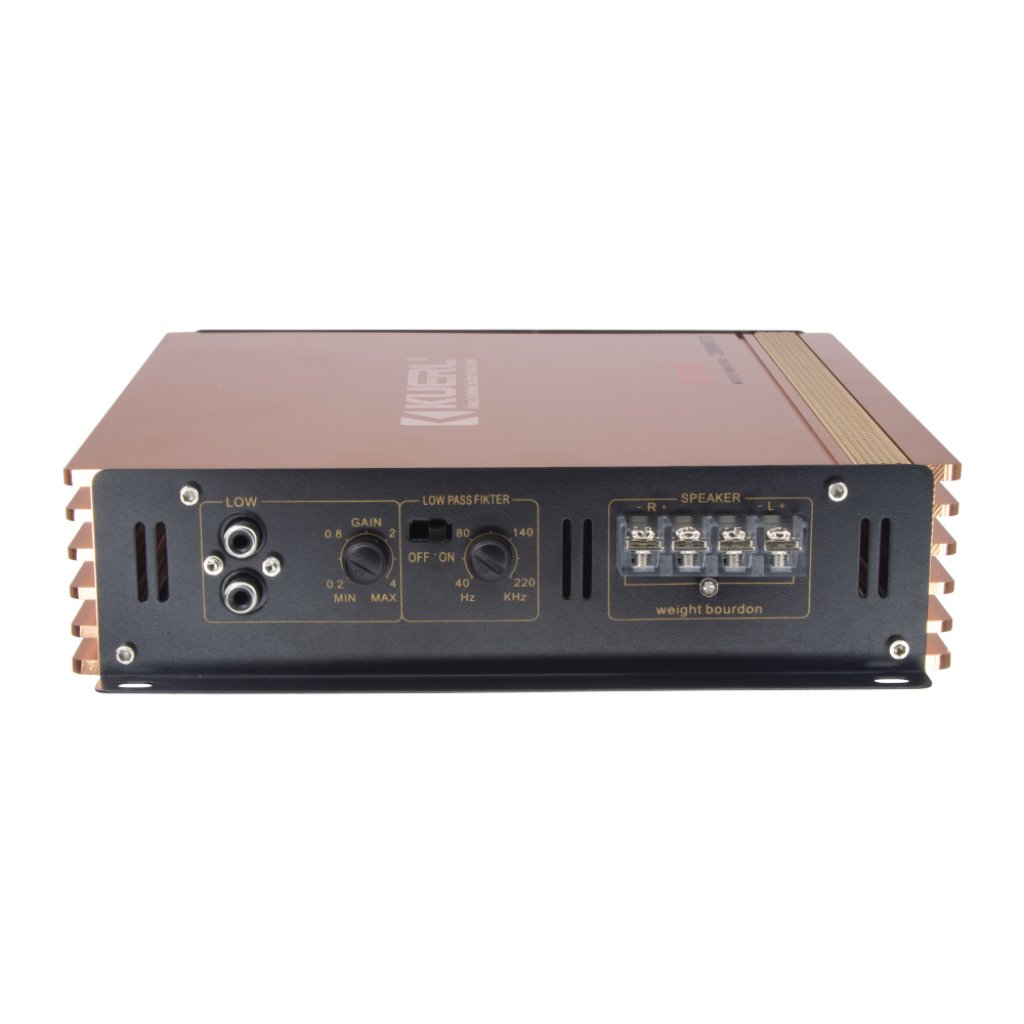 KUERL 2cestný zesilovač do auta, 2 x 60W / 1 x 80W