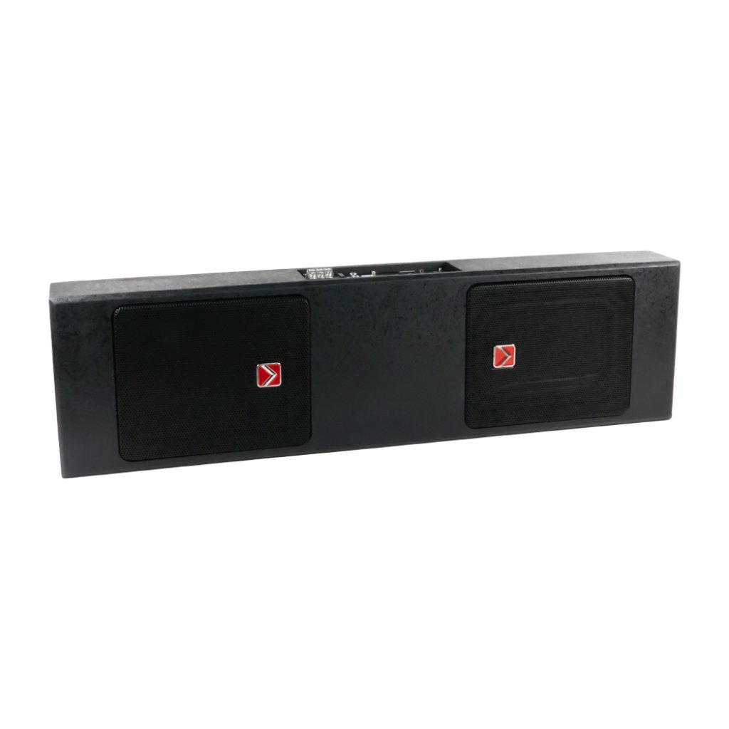 KUERL aktivní dvojitý slim subwooferový box 6x9", 400W
