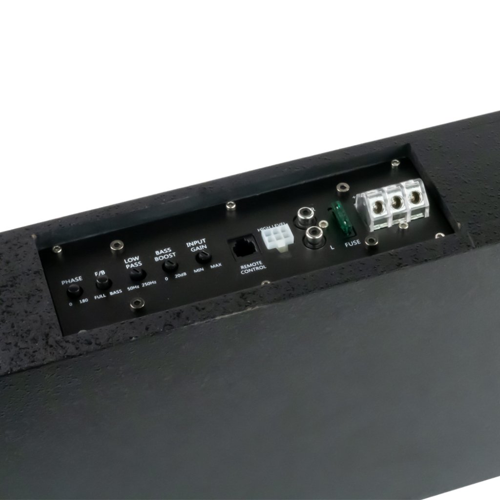 KUERL aktivní dvojitý slim subwooferový box 6x9", 400W