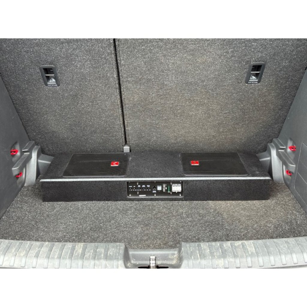 KUERL aktivní dvojitý slim subwooferový box 6x9", 400W