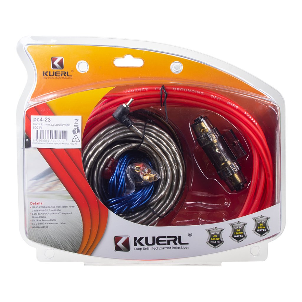 KUERL sada k montáži zesilovače 800 W