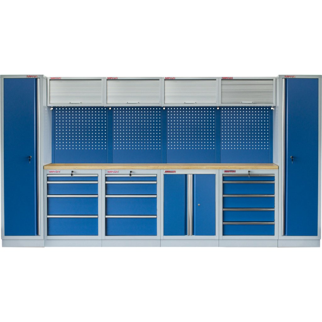 Kvalitní PROFI BLUE dílenský nábytek 3920 x 495 x 2000 mm - MTGS1300A9 Blue