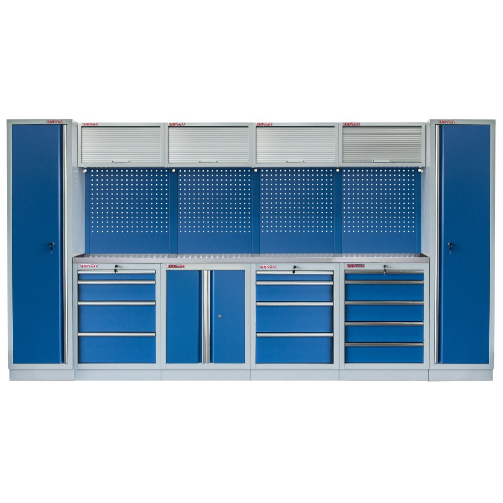 Kvalitní PROFI BLUE dílenský nábytek 3920 x 495 x 2000 mm - MTGS1300A99