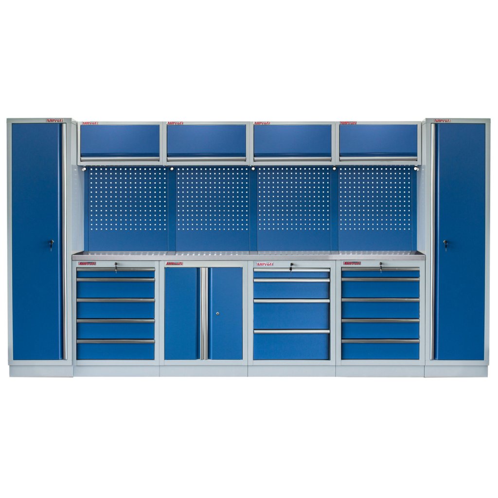 Kvalitní PROFI BLUE dílenský nábytek 3920 x 495 x 2000 mm - MTGS1300AV