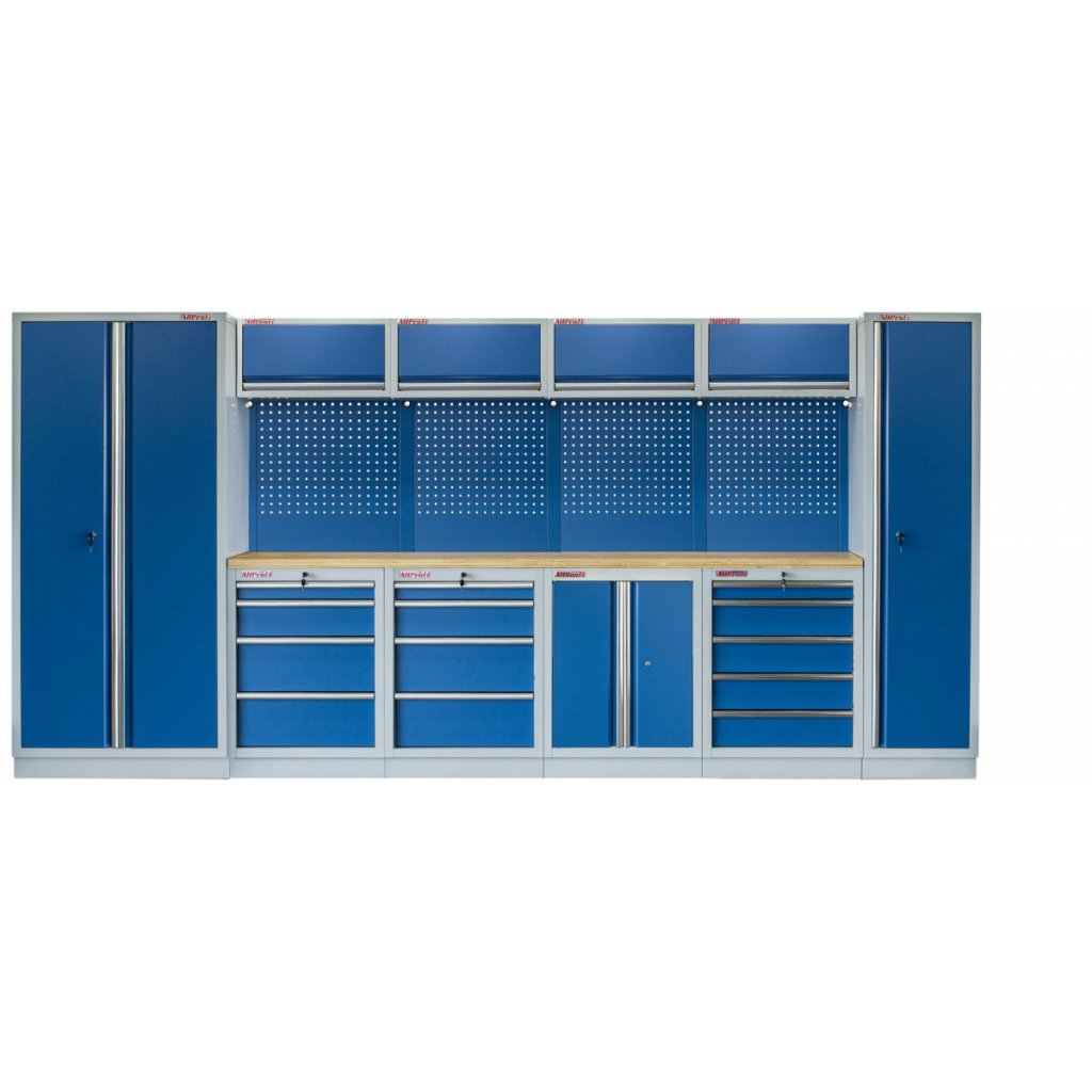 Kvalitní PROFI BLUE dílenský nábytek 4235 x 495 x 2000 mm - MTGS1300A5 Blue